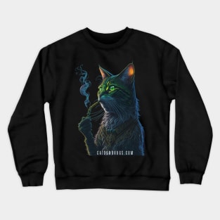 Techno T-Shirt - Psychedelic Techno Cat - Catsondrugs.com - Techno, rave, edm, festival, techno, trippy, music, 90s rave, psychedelic, party, trance, rave music, rave krispies, rave flyer T-Shirt Crewneck Sweatshirt